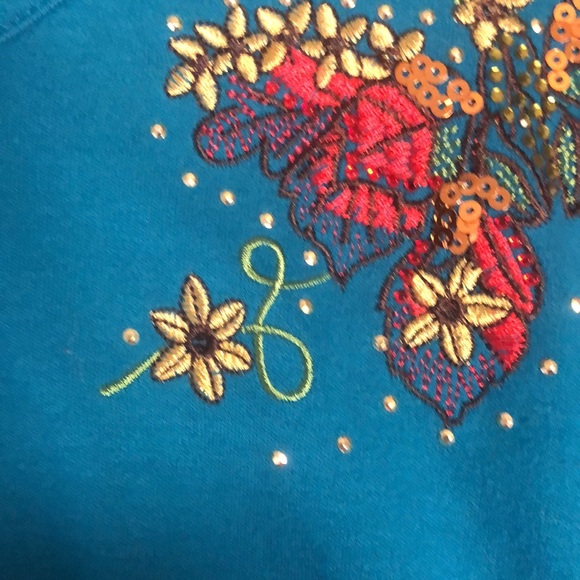 - Quacker Factory Butterfly Top in Size 2x - Picture 15 of 16